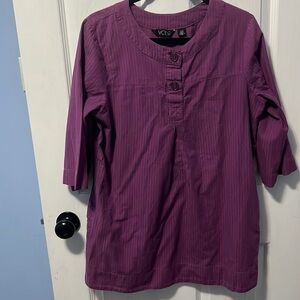 3/$20 plum volcom  large tunic